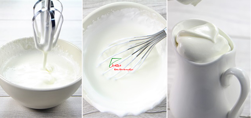 L&agrave;m milk foam chees